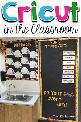 Are you looking for ways to use a Cricut in the classroom? This blog post has you covered! You'll find ideas for decorating, organizing, saving money, and more! Click through to see all the fabulous ideas that can be used at ANY grade level and even in your homeschool (or anywhere in your home or school)! Check it out now!