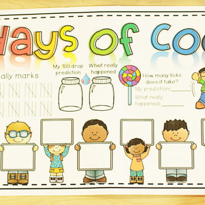 100th Day of School Counting, Estimation, App, and MORE!