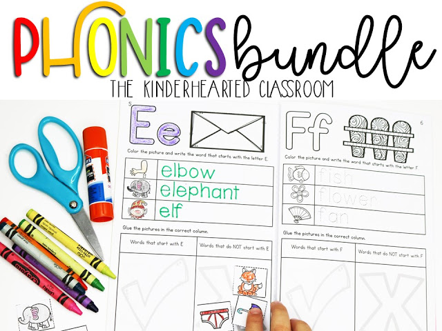 This resource is FULL of great phonics materials for your Kindergarten and 1st grade classroom or home school students. You get an ABC word wall, CVC short vowels, digraphs, trigraphs, diphthongs, double consonants, long vowels, vowel teams, R controlled, and word families. You're going to love these phonics activities, games, worksheets, printables, and more. Everything you need for an entire year with your Kinder or first graders is included in this 600+ page resource. Grab it today!