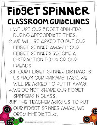 Fidget Spinners in the Classroom (with a FREE Download)