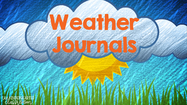 The Kinderhearted Classroom weather journal data collection and graphing