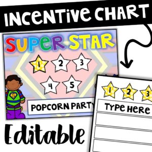 Classroom Incentive Chart The Kinderhearted Classroom