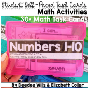 math task cards kindergarten