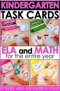 kindergarten task cards