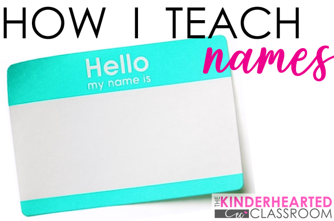 how i teach names
