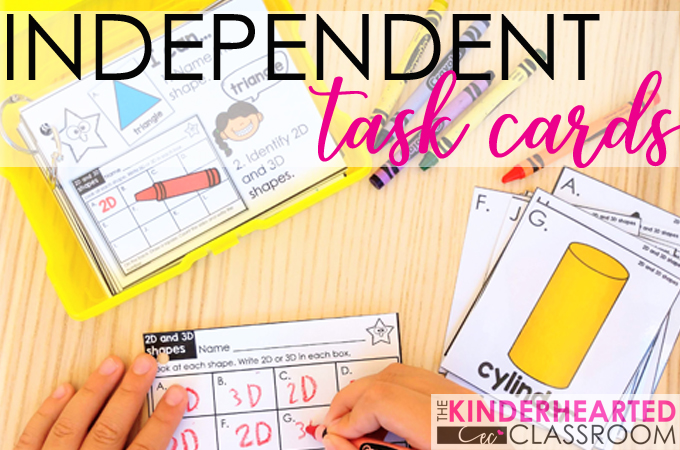 independent task cards