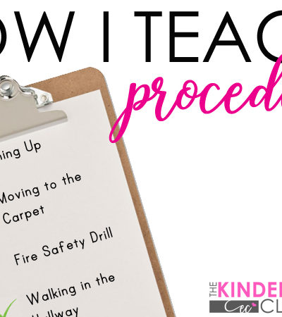 teaching procedures in the classroom