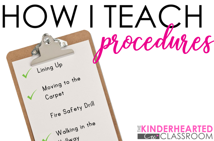 teaching procedures in the classroom
