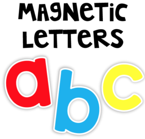 magnetic letter center card