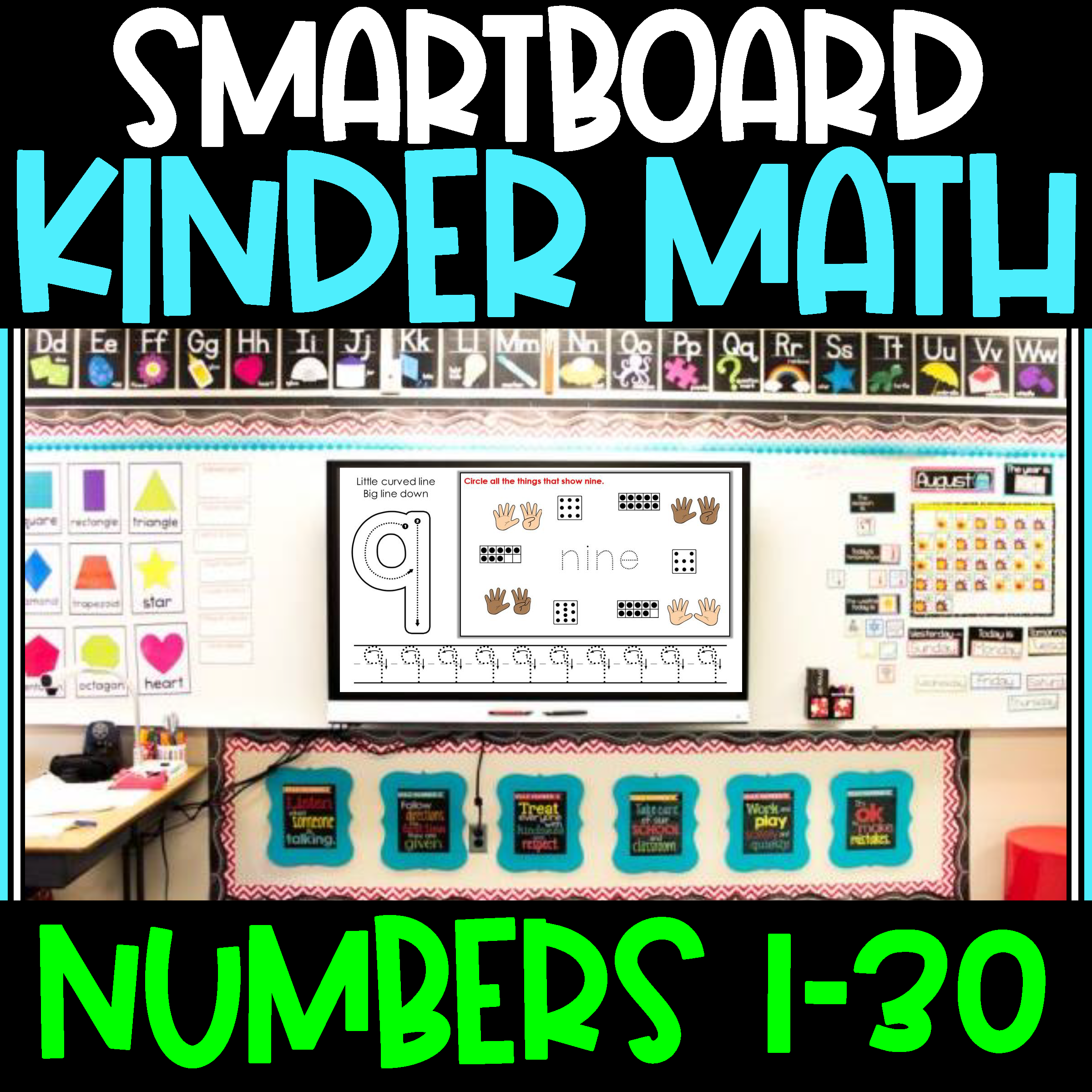 smartboard math number to 30