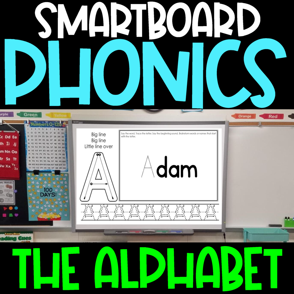 interactive smartboard alphabet lesson