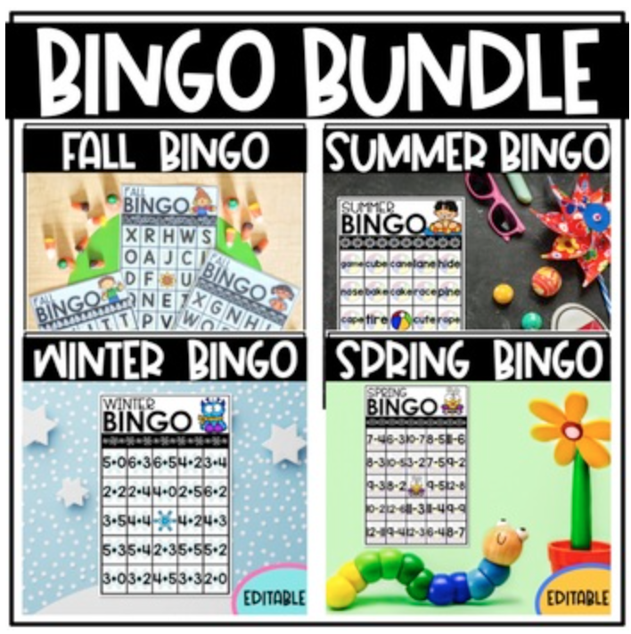 bingo games that teach many skills