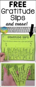 gratitude slips for teaching gratitude